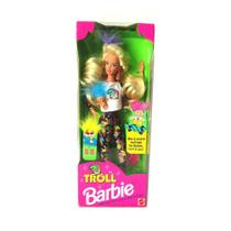 Boneca Barbie Troll 1992 com Miniatura Troll - Rara e Colecionável