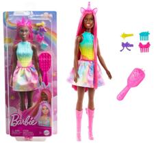 Boneca Barbie Unicórnio Fantasia Cabelo Longo de Sonho - Mattel