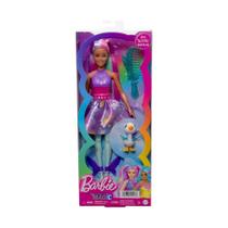 Boneca Barbie Vestido Conto Fadas Um Toque Mágica Hlc35