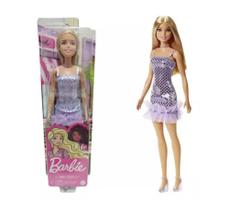 Boneca Barbie Vestido Glitter Loira T7580/HJR93 - Mattel