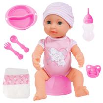 Boneca Bayer Design Piccolina Newborn 16 Pink Sheep Boneca Bayer Design Piccolina Newborn 16 Pink Sheep