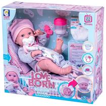 Boneca Bebê - 38 cm - Love Born Newborn - Neném Nanando - Cotiplás Boneca Bebê - 38 cm - Love Born Newborn - Neném Nanando - Cotiplás