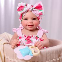 Boneca bebê BABESIDE Sunny 43 cm macia, articulável e sorridente