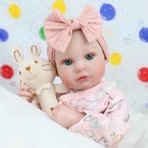 Boneca Bebê Babeviimt 51 cm em Vinil Macio, Realista e Articulada