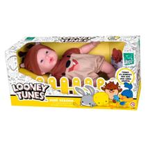 Boneca Bebe Baby Reborn Loney Tunes Taz Mania Alive - Super Toys