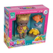 Boneca Bebê Baby's Collection Summer C/ Bichinhos- Supertoys