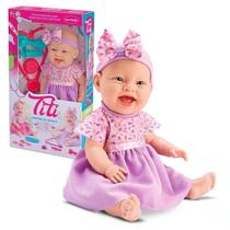 Boneca Bebê Bambola Titi Médica Acessórios Infantil
