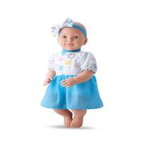 Boneca Bebê Bambolina 50cm Caucasiana Bambola