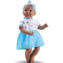 Boneca Bebê Bambolina Negra Em Vinil Bambola 50 Cm - 789
