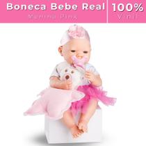 Boneca Bebe Bebezinho Real Menina Reborn 34 cm Roma - Roma Brinquedos