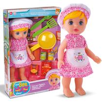 Boneca Bebê Bee Hugs Chef Papinha C/ Acessórios Para Cozinha Boneca Bebê Bee Hugs Chef Papinha C/ Acessórios Para Cozinha