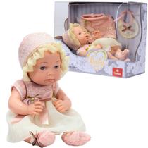 Boneca Bebe Bruninha Roupinha Dourada CBS0965 - Castela Boneca Bebe Bruninha Roupinha Dourada CBS0965 - Castela