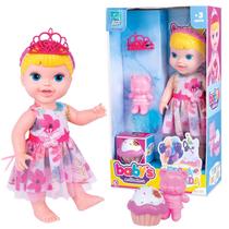 Boneca Bebê C/ Acessórios Festa Animada 417 - Super Toys