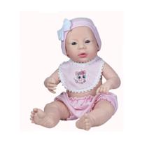 Boneca Bebê Coleção Doll Realist Babies Com Babador Sid Nyl
