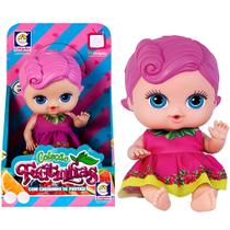 Boneca Bebê Coleçao Frutinhas Cheirinho de Frutas Groselha 2511 Cotiplás