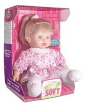 Boneca Bebê Coleção Hair Soft Loira com Corpo de Pano Super Macia Boneca Bebê Coleção Hair Soft Loira com Corpo de Pano Super Macia