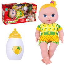 Boneca Bebê Coleção Sweet Aroma Com Cheirinho Frutas Abacaxi - Super Toys