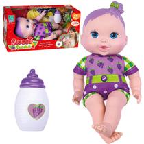 Boneca Bebê Coleção Sweet Aroma Com Cheirinho Frutas Uva - Super Toys