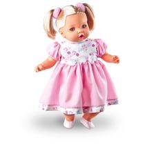 Boneca Bebê Collezione Angelina 62 Frases - Milk Toys