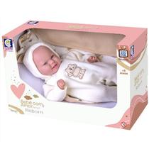 Boneca Bebe com AMOR BY Cotiplas Reborn Menina Cotiplas