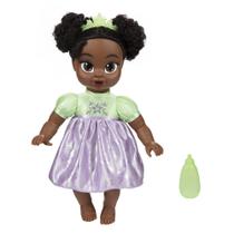 Boneca Bebê Disney Princesa Tiana com Mamadeira e Tiara Boneca Bebê Disney Princesa Tiana com Mamadeira e Tiara
