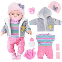 Boneca bebê Dollbie 12" realista com roupas e acessórios Boneca bebê Dollbie 12" realista com roupas e acessórios