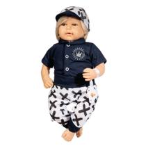 Boneca Bebe Elegance Luxo Vinny Baby Brink 1315 Boneca Bebe Elegance Luxo Vinny Baby Brink 1315