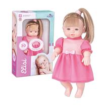 Boneca Bebê Elisi Menina Fala 30 Frases Brinquedos Para Criança