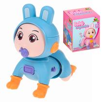 Boneca Bebê Engatinha Sozinha Com Música Brinquedo Interativo Educativo Menina