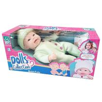 Boneca Bebe Feliz Dolls Collection Sons de Bebe Ref 434