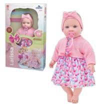 Boneca Bebê Larissa Fala 74 Frases Brinquedo Menina Chupeta Boneca Bebê Larissa Fala 74 Frases Brinquedo Menina Chupeta