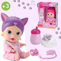 Boneca Bebê Little Dolls Alive Soninho Faz Xixi - Divertoys