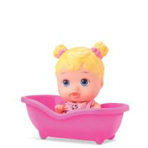 Boneca Bebê Little Dolls Banheirinha - Loira - Divertoys