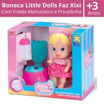 Boneca Bebê Little Dolls Faz Xixi Alive Menina - Divertoys