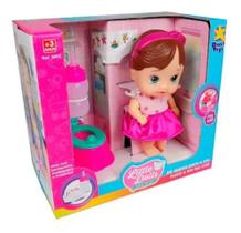 Boneca Bebe Little Dolls Faz Xixi Piniquinho - Divertoys