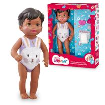 Boneca Bebê Little Mommy Negra Cuidados 1032 - Pupee