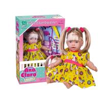 Boneca Bebê Loira Ana Clara Dodói Brincar De Cuidar