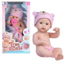 Boneca Bebê Love Born Recém Nascido Cotiplas