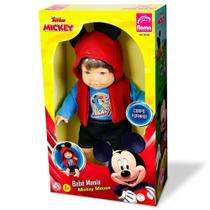Boneca Bebê Mania Mickey Mouse