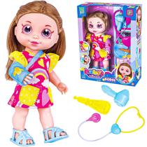 Boneca Bebê Menina Babys Collection Dodói Vinil Macio Com Acessórios - Super Toys