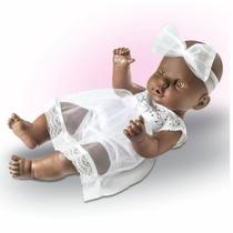Boneca Bebê Menina Rose Ring Reborn Milk Brinquedos