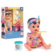 Boneca Bebê Milly Come E Faz Caquinha Com Acessórios - Anjo Brinquedos