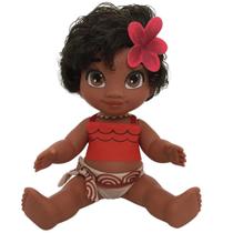 Boneca Bebê Moana Vinil Disney 35 cm - Cotiplás 2504