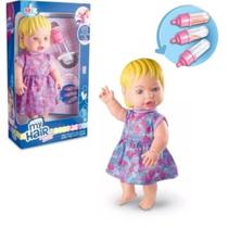 Boneca Bebê My Hair Faz Xixi Papinha Comidinha e Mamadeira Mágica Brinquedo Menina Infantil