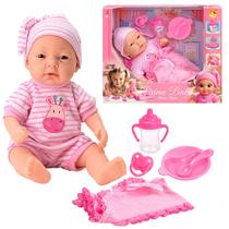 Boneca Bebê Naná E Papá Mantinha Com Acessórios De Papinha Para Meninas Boneca Bebê Naná E Papá Mantinha Com Acessórios De Papinha Para Meninas