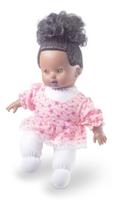 Boneca Bebê Negra Coleção Hair Soft Corpo Pano Super Macia - Milk Brinquedos