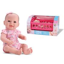 Boneca Bebe New Born Bercinho Abre Fecha Olho - Divertoys