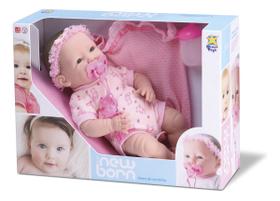 Boneca Bebê New Born Faz Xixi Diver Menina Infantil