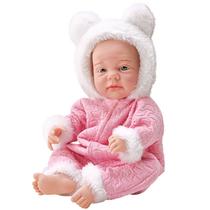 Boneca bebê New Born Friozinho com mamadeira mágica
