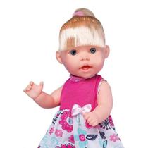 Boneca Bebê Nolly Fala 60 Frases Menina - Super Toys